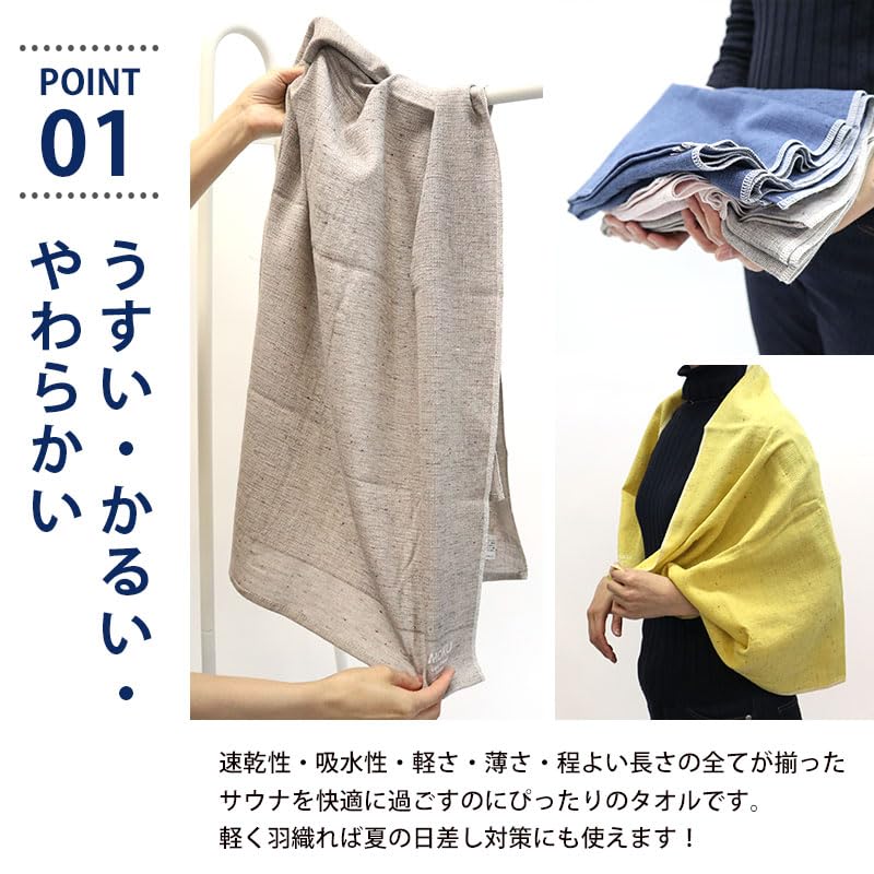 Amazon｜【コンテックス】今治タオル コンテックス サウナMOKU Light